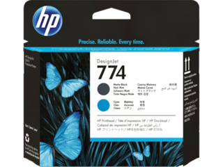 HP 774 Matte Black/Cyan Printhead