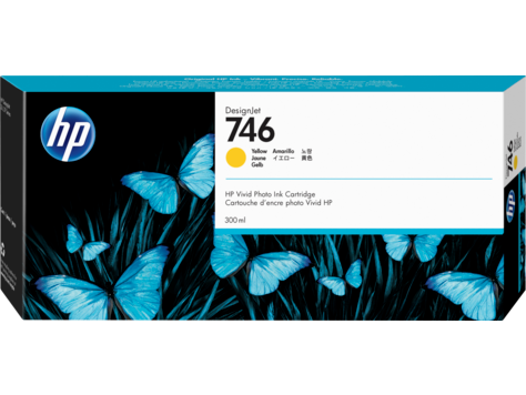 HP 746 P2V79A 300-ml Yellow eredeti tintapatron 