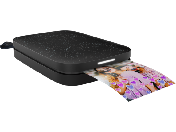 HP Sprocket Portable 2x3 Instant Color Photo Printer (Luna Pearl) Print  Pictures on Zink Sticky-Backed Paper from your iOS & Android Device.