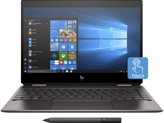 HP Spectre x360 13-ap0039nr 13.3″ 4K Touch Laptop with 8th Gen Core i7, 16GB RAM + 32GB Intel Optane Memory, 512GB SSD