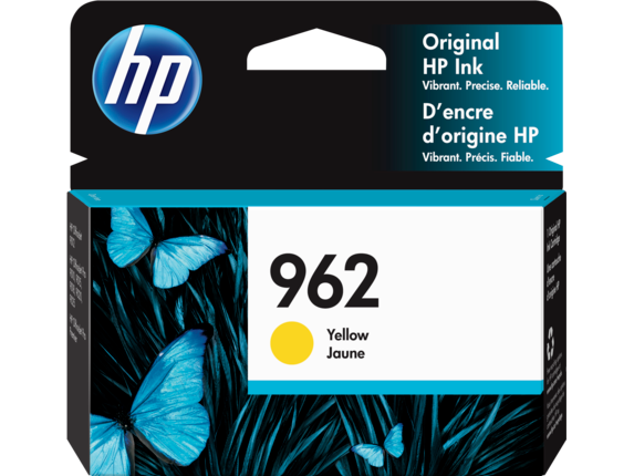 Ink Supplies, HP 962 Yellow Original Ink Cartridge, 3HZ98AN#140