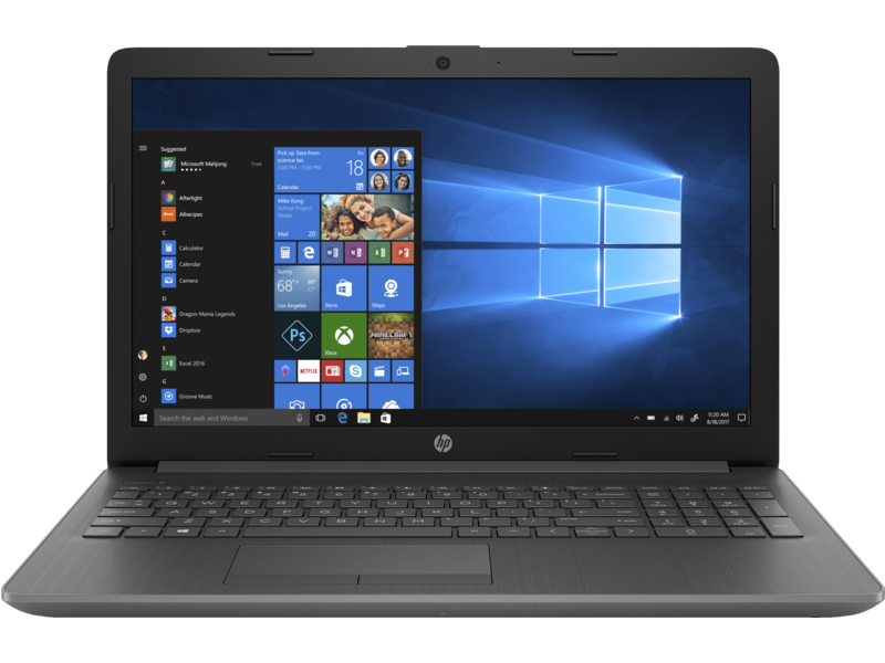 19C1 - HP 15-inch Laptop PC (15, T/NT, Chalkboard Gray HD Cam, nonODD, non FPR) Center facing
