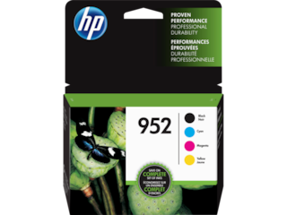 HP 952 4-pack Black/Cyan/Magenta/Yellow Original Ink Cartridges, X4E07AN#140