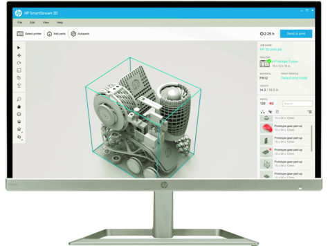 HP SmartStream Software for HP Jet Fusion 3D Printers