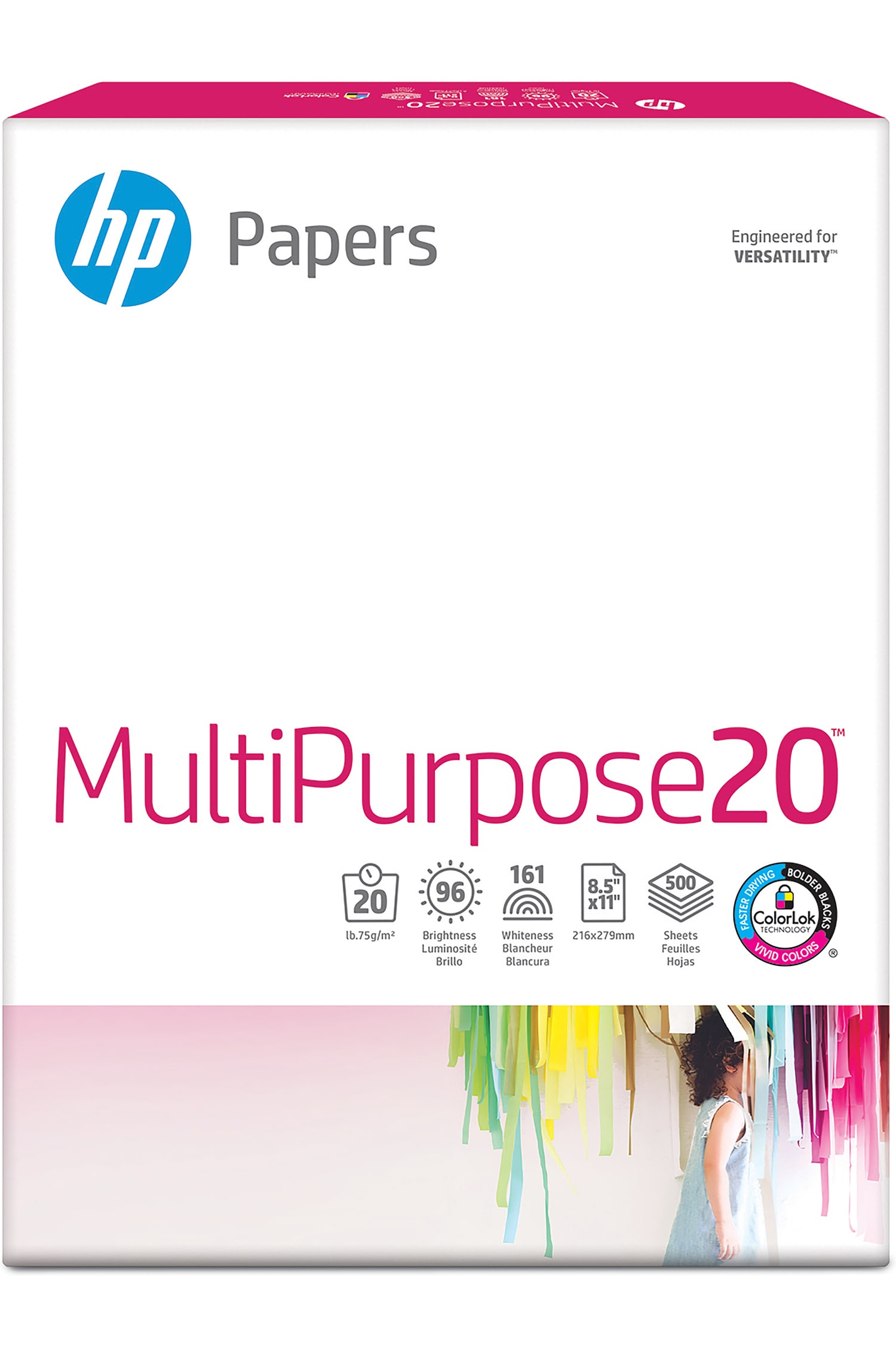 HP Multipurpose Paper | 500 Sheets | Letter | 8.5 x 11 in | HPM1120R - Picture 3 of 3