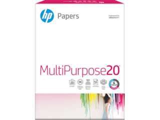 HP MultiPurpose20TM, 20 lb, 8.5 x 11 in. (216 x 279 mm), 500 sheets, HPM1120R