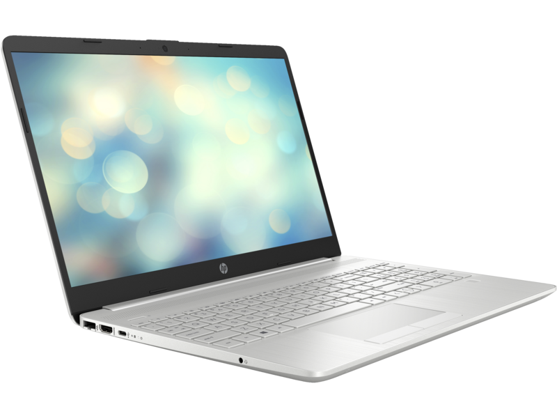 19C1 - HP 15-inch Laptop PC ( FFPlus NaturalSilver NT T HDcam nonODD FPR ScrnSS Coreset FrontRight)
