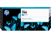 HP 766 P2V89A 300-ml Cyan DesignJet Ink Cartridge