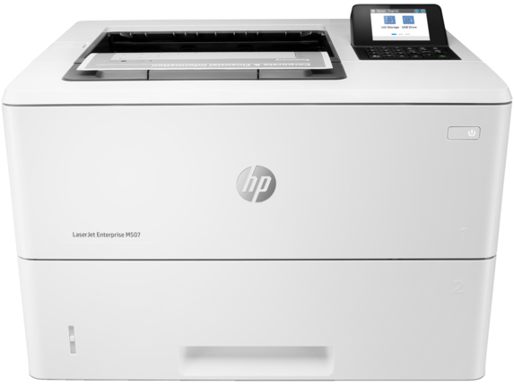 HP Printer|LaserJet Enterprise M507dn|6.86 cm QVGA LCD color graphics Display|1PV87A#BGJ