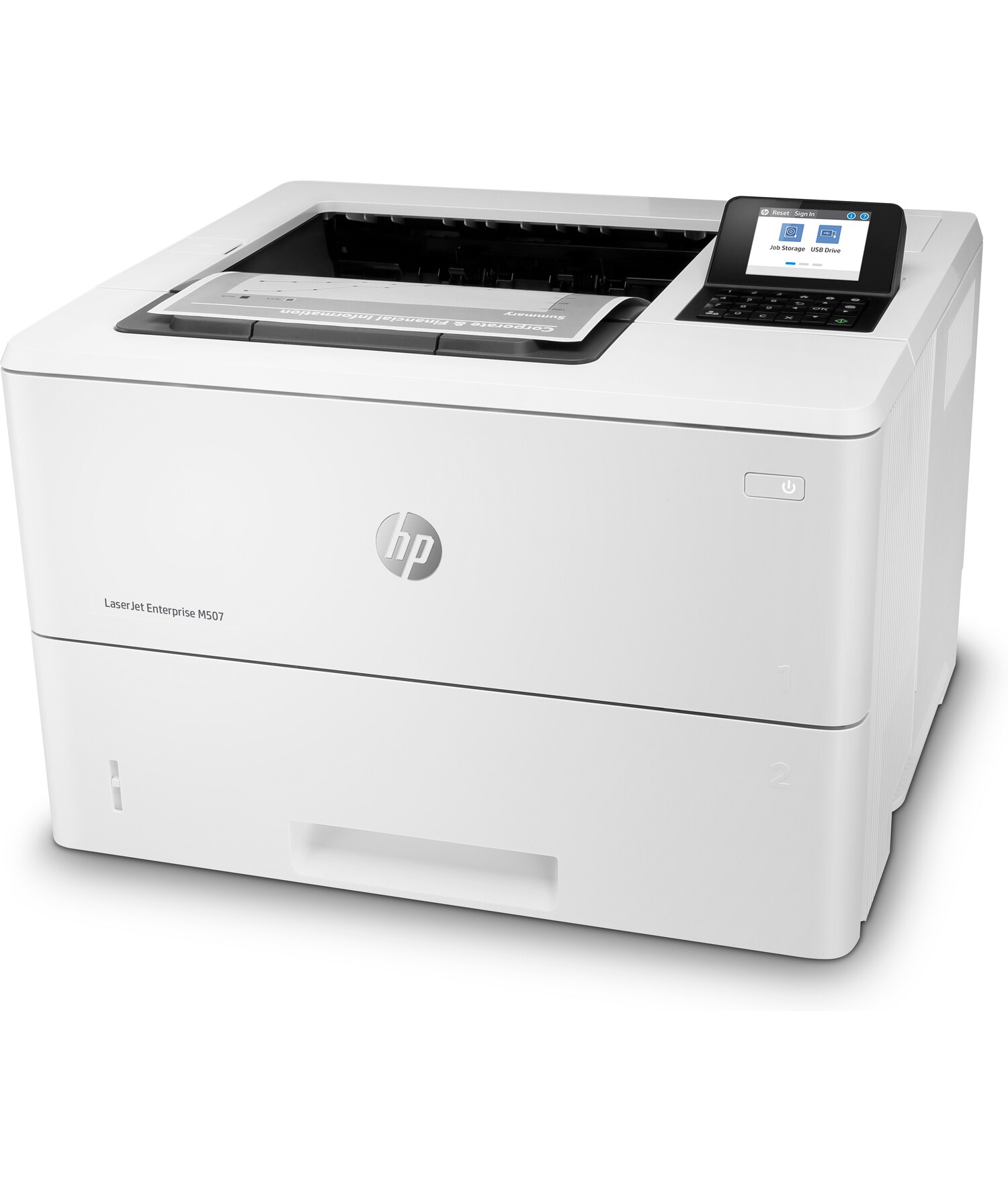 HP LaserJet Enterprise M507 M507n Desktop Laser Printer - Monochrome - 45 ppm Mono - 1200 x 1200 dpi...