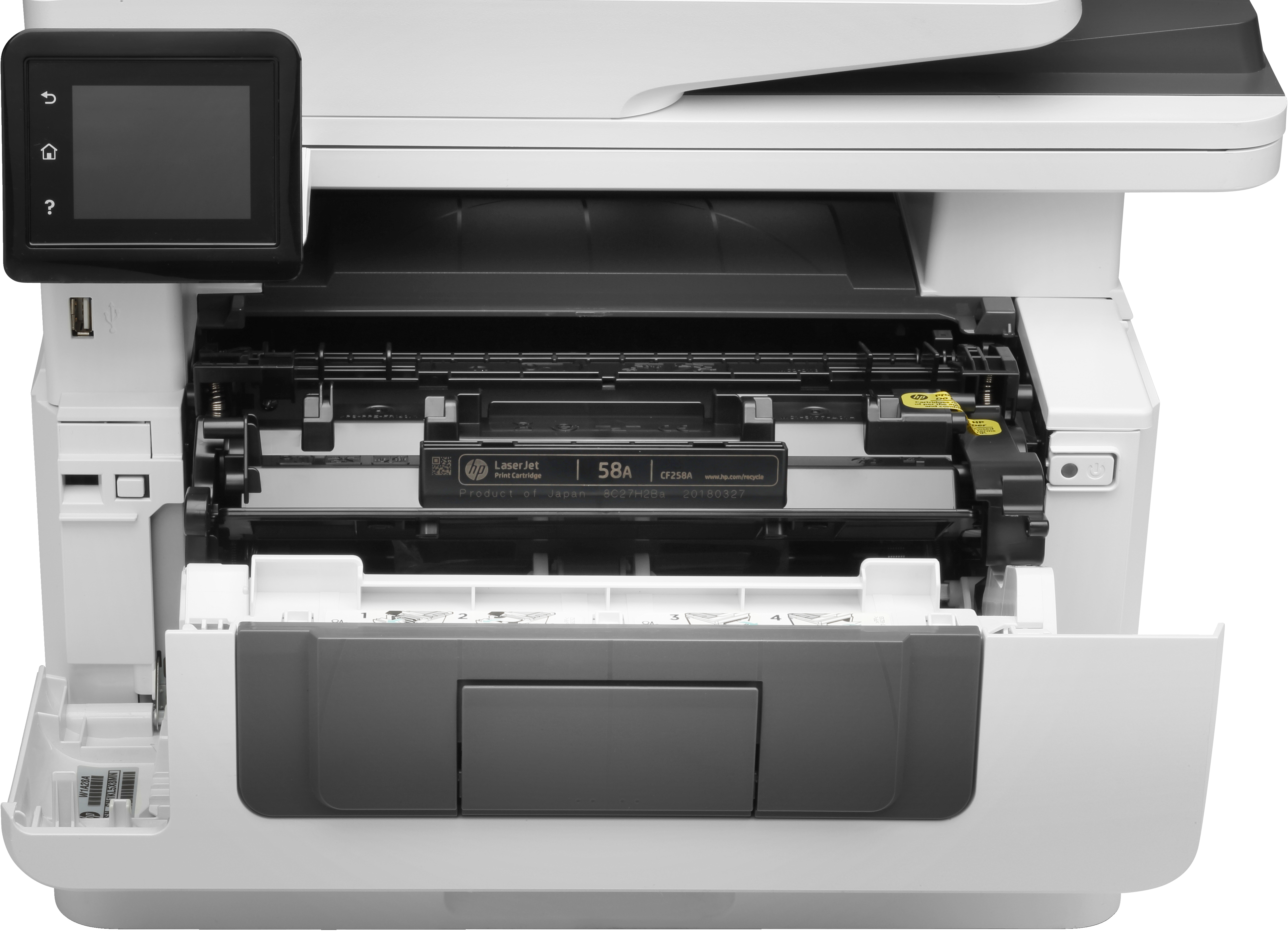 HP LaserJet Pro M428 M428fdw Wireless Laser Multifunction Printer - Monochrome - Copier/Fax/Printer/...