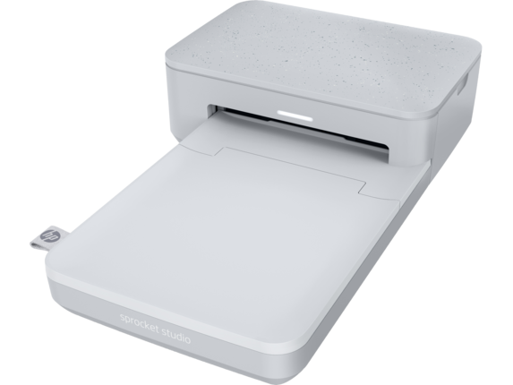 HP Sprocket Studio Printer - Imprimante instantanée 10x15 cm - 61sec -  Bluetooth 5.0 - Impression sans bordure - Grise - HP