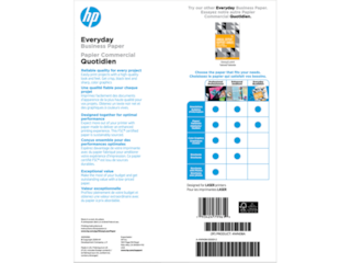 HP Everyday Business Paper, Glossy, 32 lb, 8.5 x 11 in. (216 x 279 mm), 150 sheets 4WN08A
