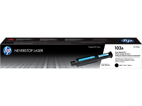 HP 103A W1103A eredeti fekete lézernyomtató toner újratöltő készlet Neverstop 1000 1200 (2500 old.)