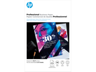 HP Professional Business Paper, Glossy, 48 lb, 11 x 17 in. (279 x 432 mm), 150 sheets CG932A