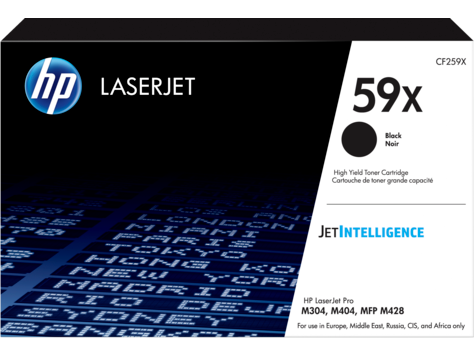 HP 59X CF259X Fekete nagy kapacitású eredeti LaserJet toner / festékkazetta M404 M428 (10000 old.)