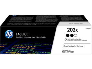 数量は多い  Yield High 2-pack 202X HP Black Toner LaserJet Original 小物