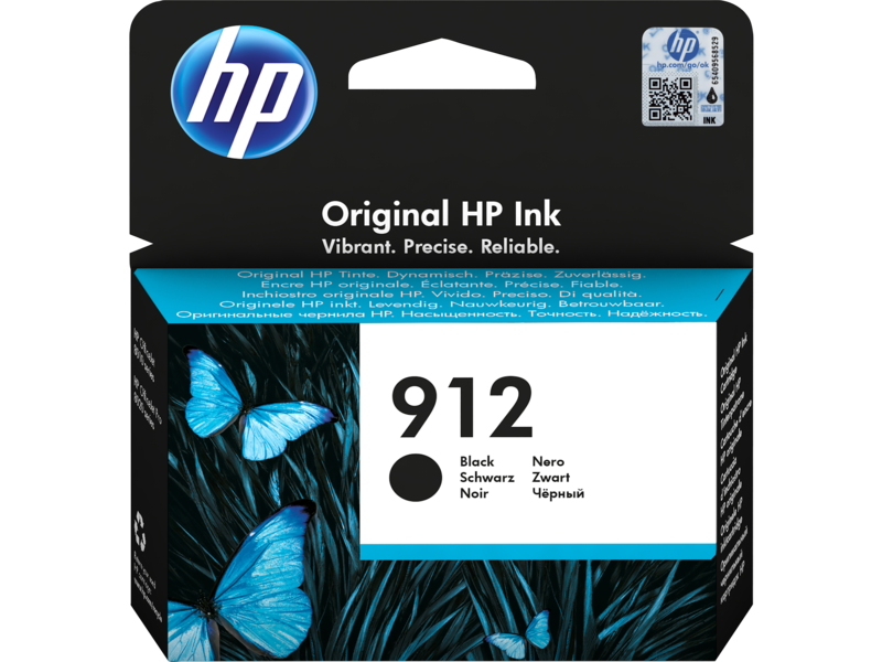 HP 912 Cartouche d'encre noire authentique : : High-tech