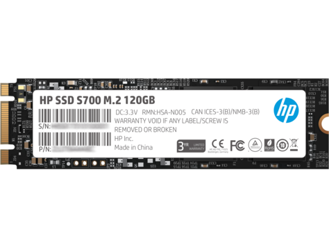 Μονάδα στερεάς κατάστασης HP S700 M.2 120 GB