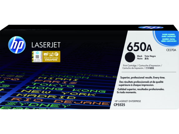 Image for HP 650A Black Original LaserJet Toner Cartridge from HP2BFED
