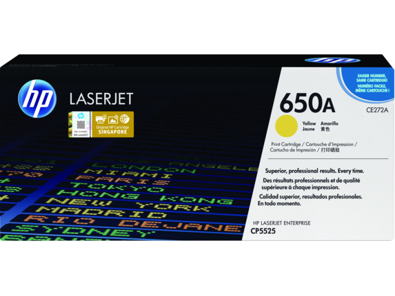 Image for HP 650A Yellow Original LaserJet Toner Cartridge from HP2BFED