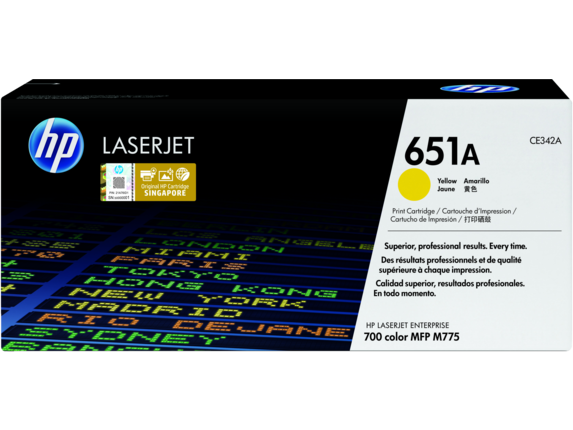 Image for HP 651A Yellow Original LaserJet Toner Cartridge from HP2BFED