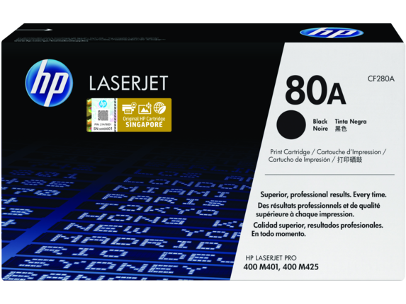 Image for HP 80A Black Original LaserJet Toner Cartridge from HP2BFED