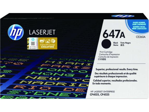 Image for HP 647A Black Original LaserJet Toner Cartridge from HP2BFED