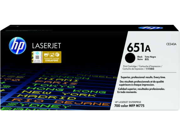 Image for HP 651A Black Original LaserJet Toner Cartridge from HP2BFED