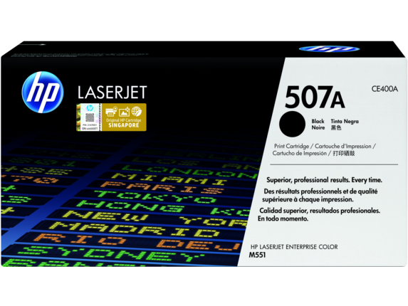 Image for HP 507A Black Original LaserJet Toner Cartridge from HP2BFED