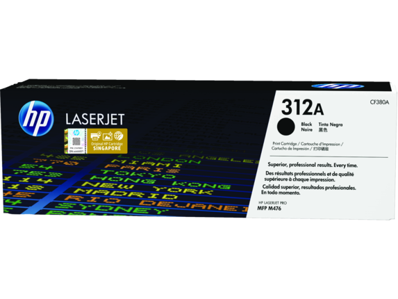 Image for HP 312A Black LaserJet Toner Cartridge from HP2BFED