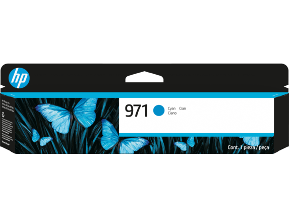 Image for HP 971 Cyan Original Ink Cartridge from HP2BFED
