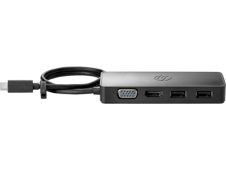 2PC54AA - HP Pavilion Adaptateur USB-C vers HDMI 2.0 Noir 