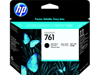 HP 761 Matte Black/Matte Black DesignJet Printhead, CH648A