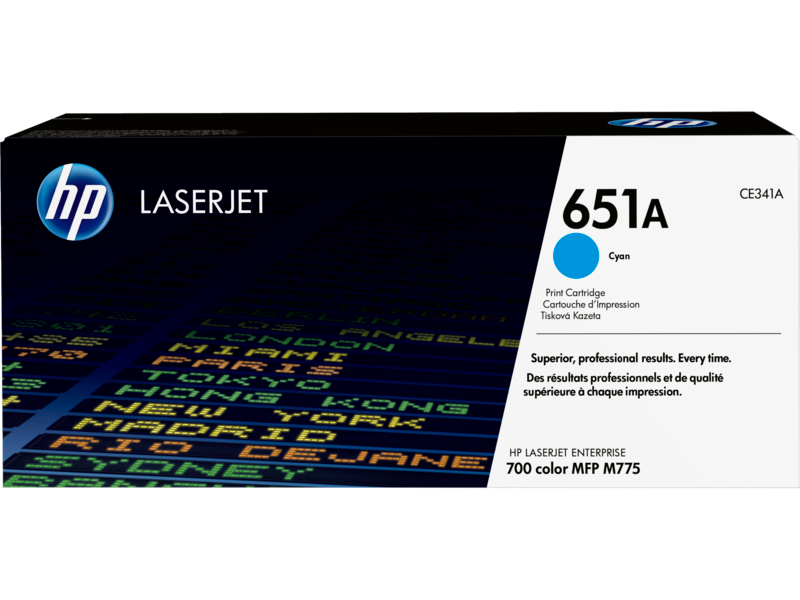HP 651A, (CE341A-G) Cyan Original LaserJet Toner Cartridge for US Government HP 651A, (CE341A-G) Cyan Original LaserJet Toner Cartridge for US Government