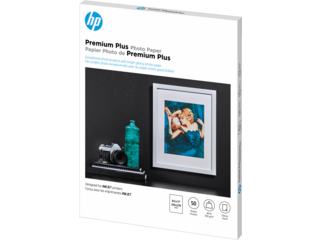 HP® Premium Plus Glossy Photo Paper-50 sht/Letter/8.5 x 11 in (CR664A)