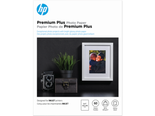 HP® Advanced Glossy Photo Paper-60 sht/5 x 7 in (Q8690A)