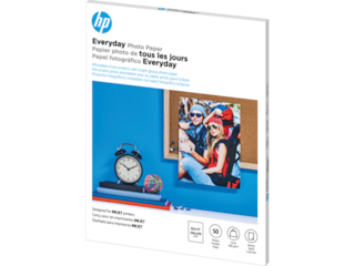 HP Everyday Photo Paper, Glossy, 52 lb, 8.5 x 11 in. (216 x 279 mm), 50 sheets Q8723A