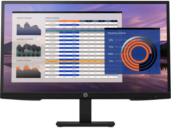 Business Monitors, HP P27h G4 FHD Monitor