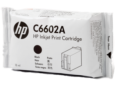 HP C6602A fekete általános Inkjet tintapatron eredeti ipari nyomtatókhoz