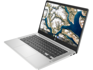 HP Chromebook 14a-na1097nr, 14", touch screen, Chrome OS™, Intel® Pentium® Silver, 4GB RAM, 64GB eMMC, HD