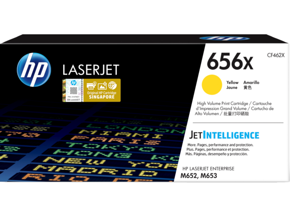 Image for HP 656X High Yield Yellow Original LaserJet Toner Cartridge from HP2BFED