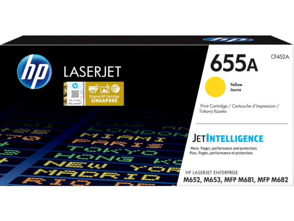 Image for HP 655A Yellow Original LaserJet Toner Cartridge from HP2BFED