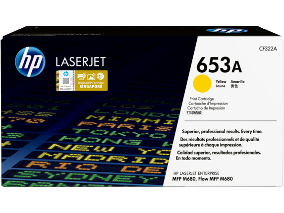 Image for HP 653A Yellow Original LaserJet Toner Cartridge from HP2BFED