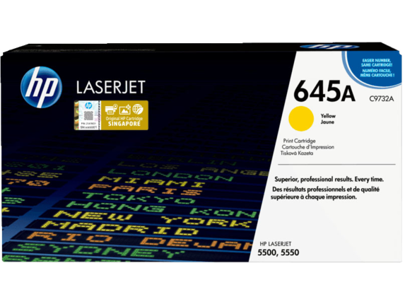 Image for HP 645A Yellow Original LaserJet Toner Cartridge from HP2BFED