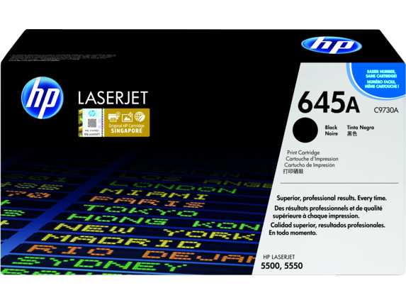 Image for HP 645A Black Original LaserJet Toner Cartridge from HP2BFED