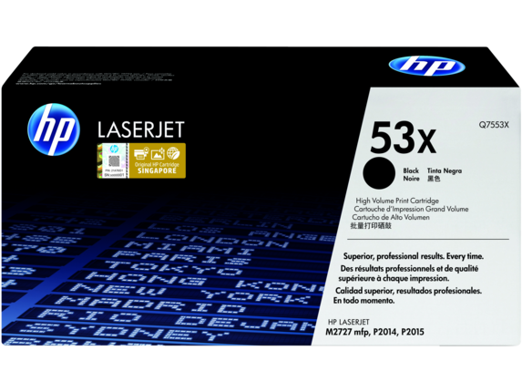 Image for HP 53X High Yield Black Original LaserJet Toner Cartridge from HP2BFED