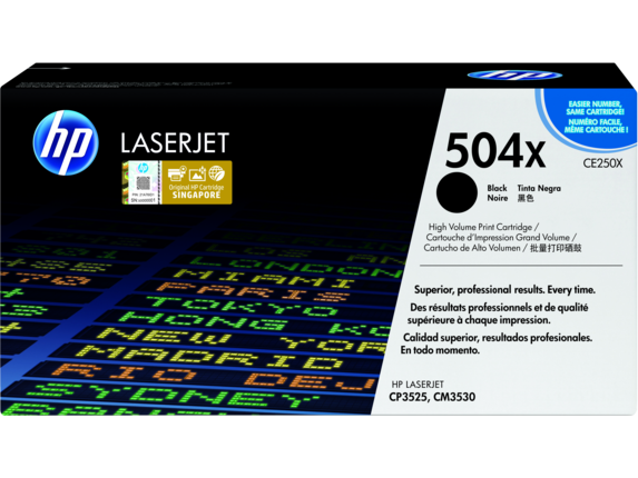 Image for HP 504X High Yield Black Original LaserJet Toner Cartridge from HP2BFED