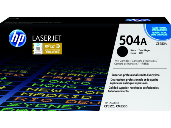 Image for HP 504A Black Original LaserJet Toner Cartridge from HP2BFED