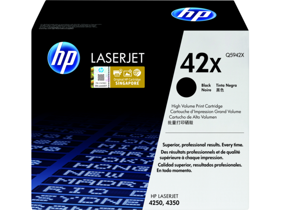 Image for HP 42X High Yield Black Original LaserJet Toner Cartridge from HP2BFED